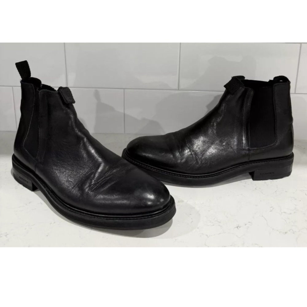 All Saints Creed chelsea boots size 44 (US10)